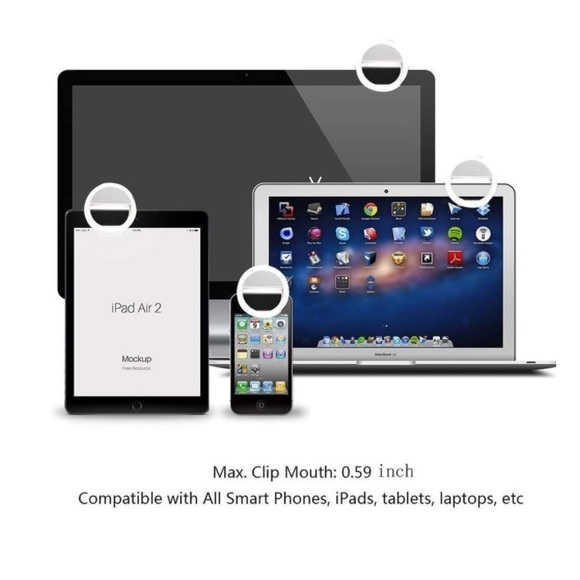 selfie ring light clip - Picture 3 of 3